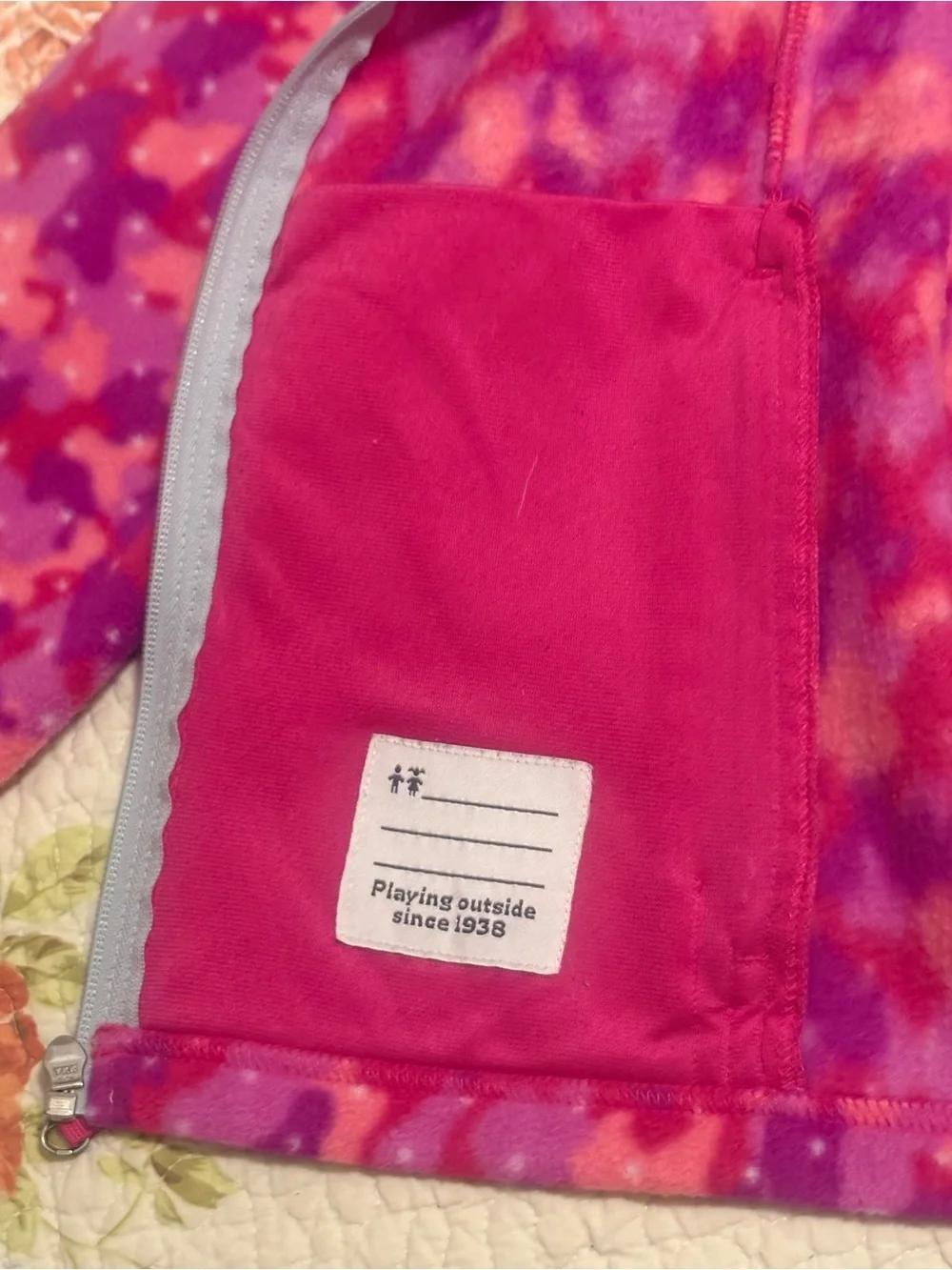 Columbia Pink Fullzip Fleece Jacket - Girls Size X-Large